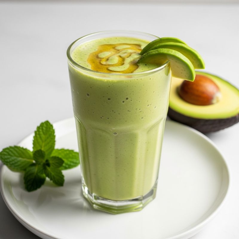 Creamy Avocado Honey Smoothie