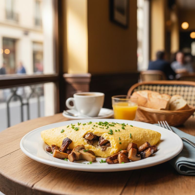 Omelette aux Cèpes: The Bordeaux Bistro Breakfast