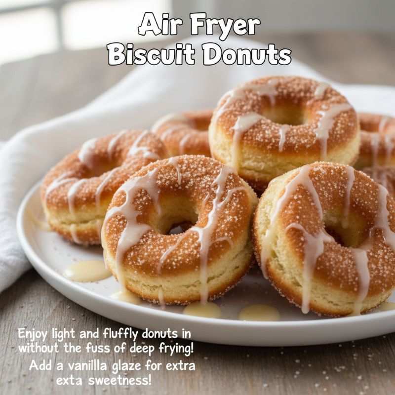 Air Fryer Biscuit Donuts