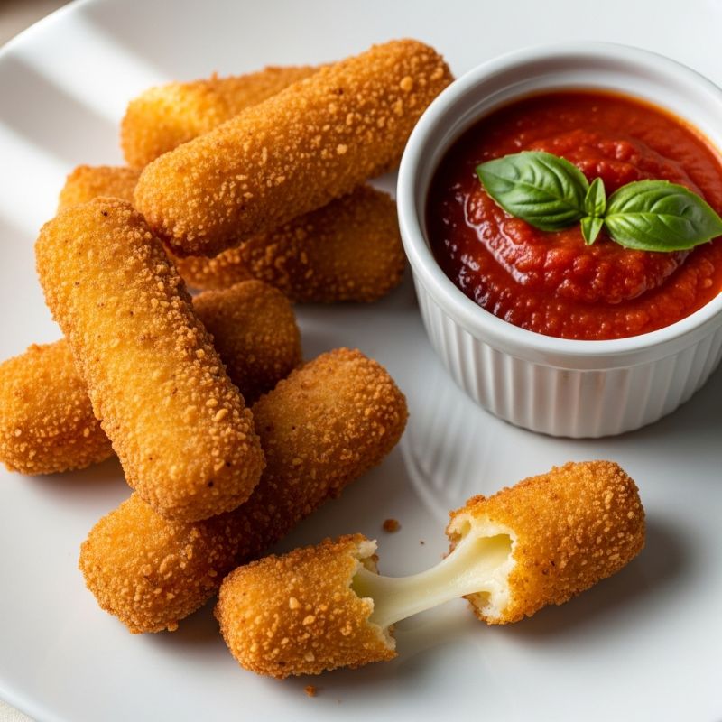 Air Fryer Mozzarella Sticks