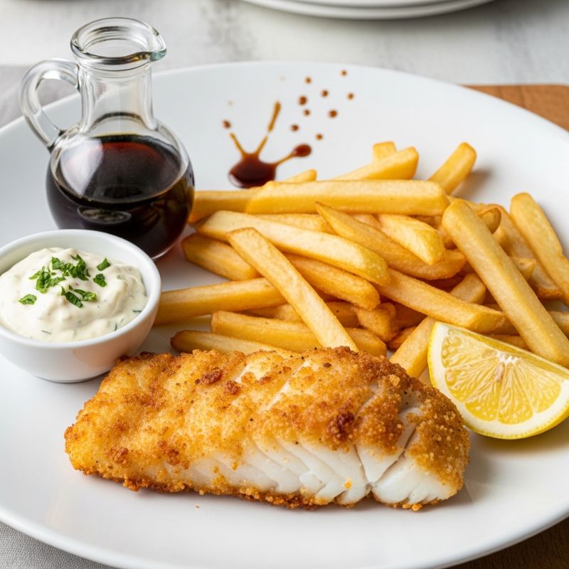 Air Fryer Fish and Chips