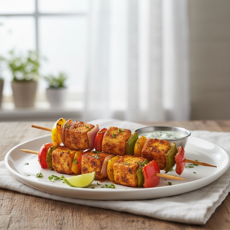 Air Fryer Paneer Tikka