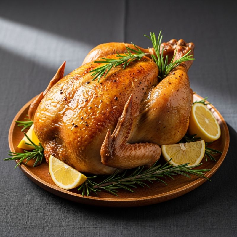Air Fryer Whole Roasted Chicken