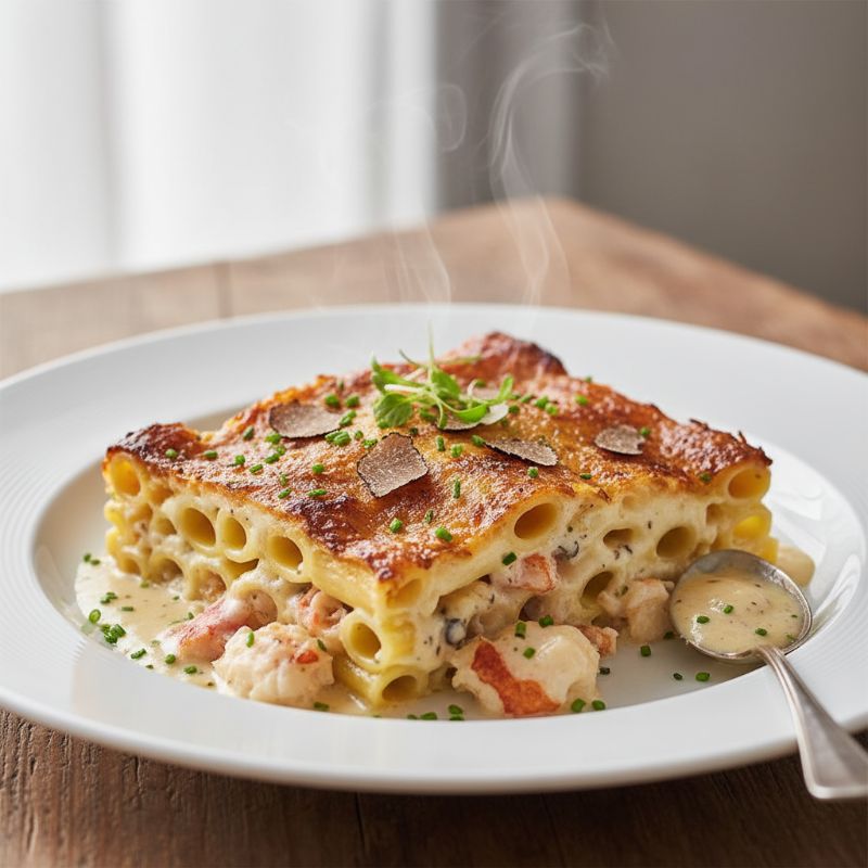 Lobster Pastitsio with Truffle Béchamel