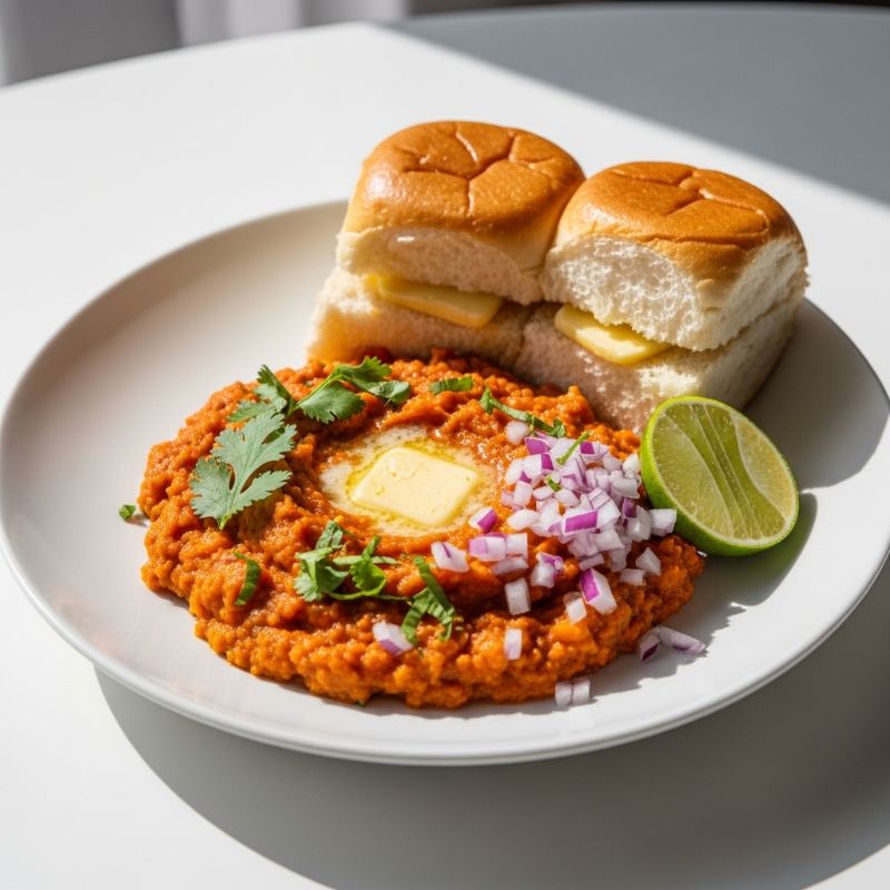 Vegetarian Pav Bhaji