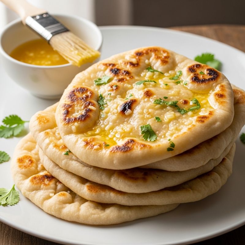 Garlic Butter Naan Bread