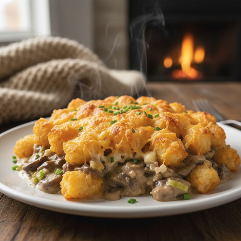 Gourmet Tater Tot Hotdish