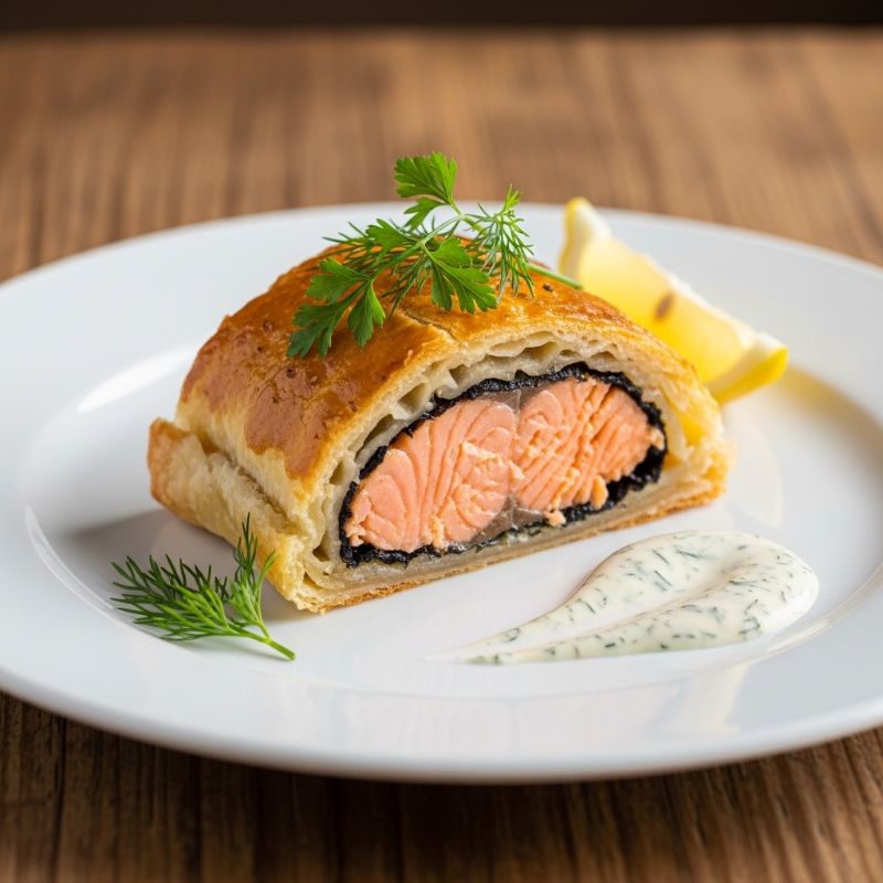 Salmon en Croûte (Salmon in Puff Pastry)