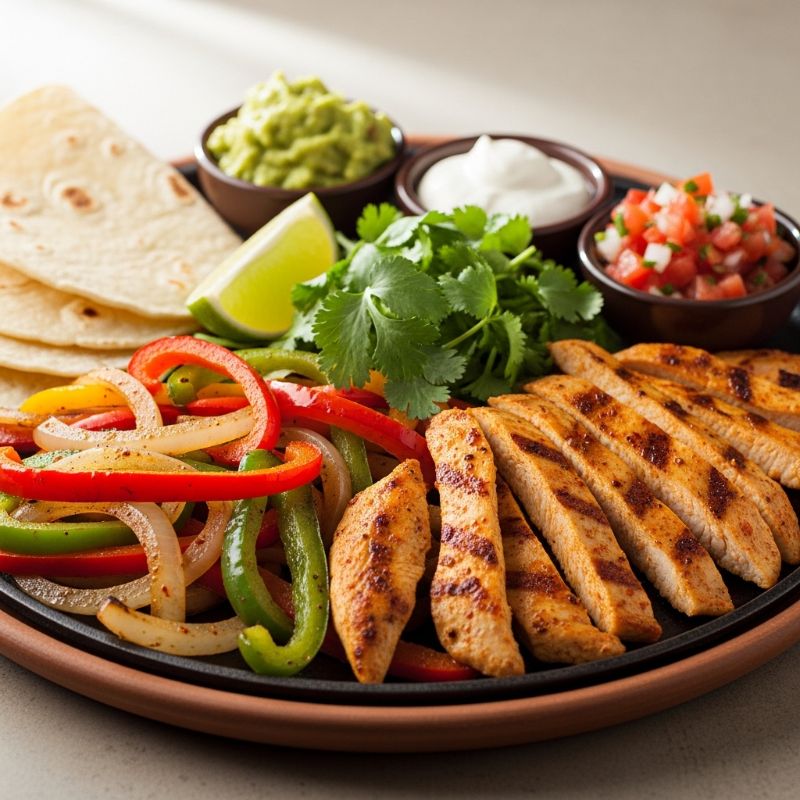 Authentic Mexican Chicken Fajitas {Fajitas De Pollo}