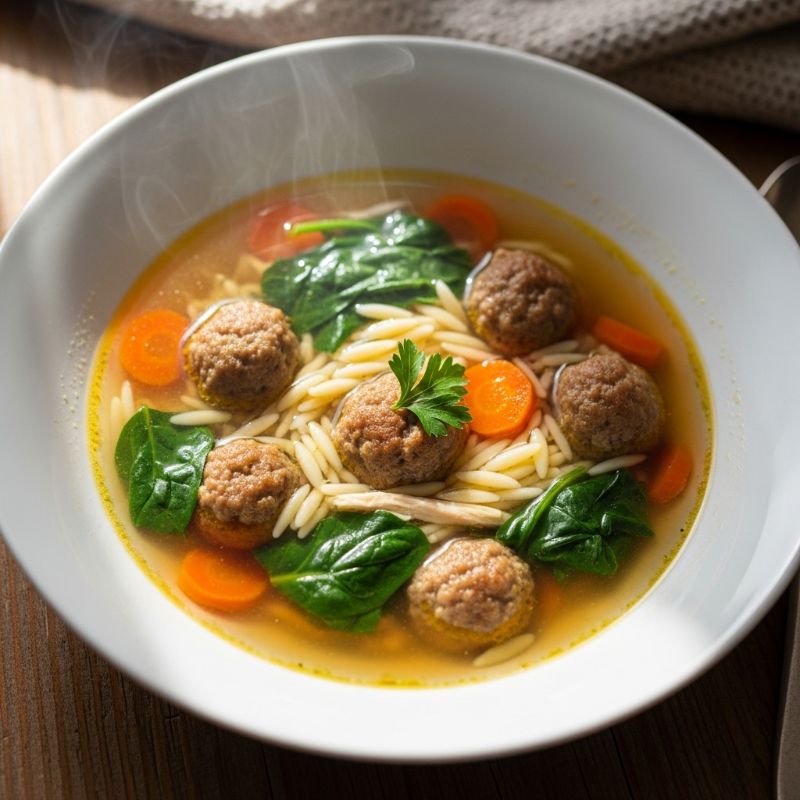 Cozy Italian Wedding Soup