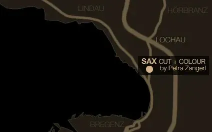 Karte: SAX Cut + Colour, Landstraße 46, 6911 Lochau