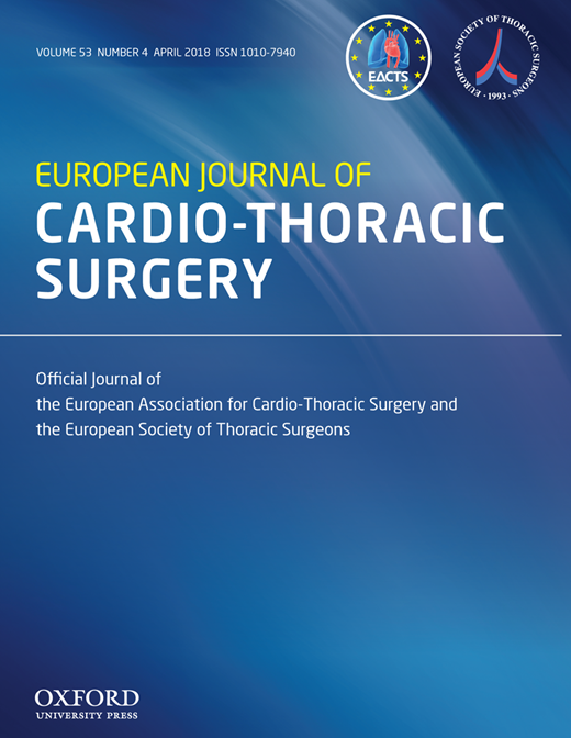 European Journal of Cardio-Thoracic Surgery