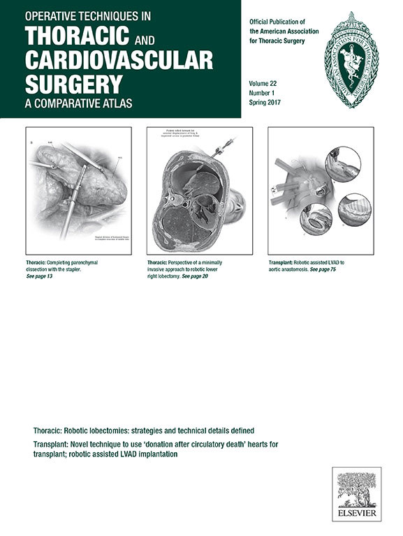 Operative Techniques in Thoracic and Cardiovascular Surgery