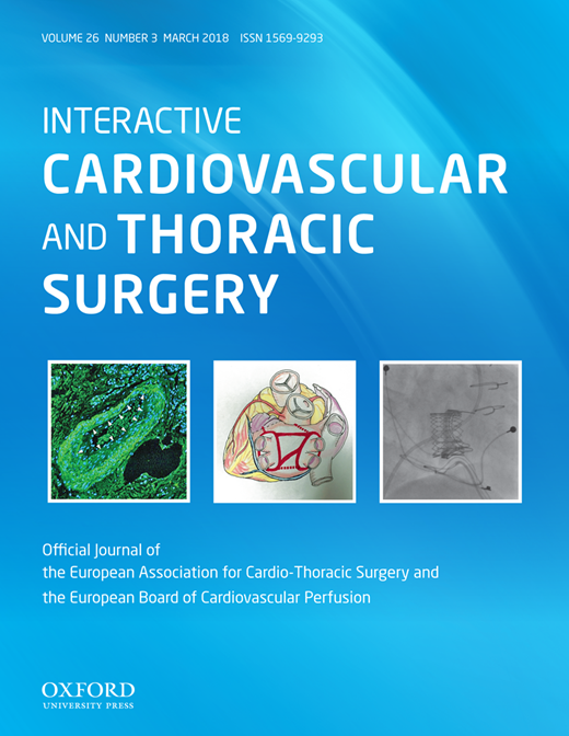 Interactive CardioVascular and Thoracic Surgery