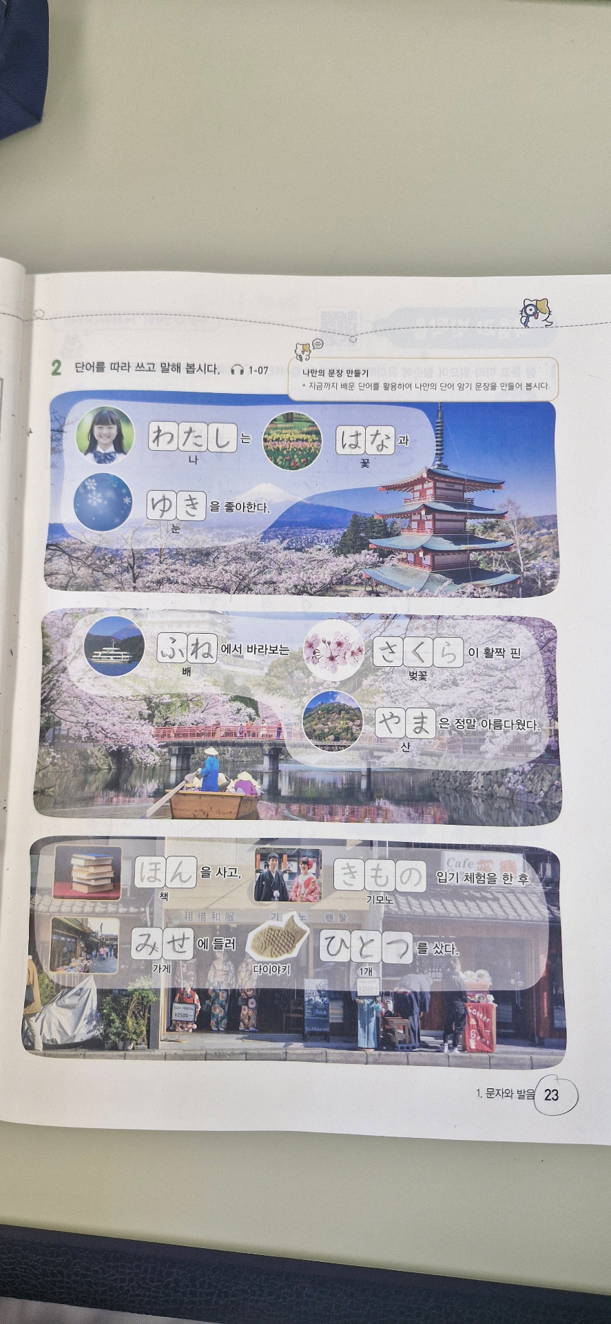 일본어 수행평가 범위
