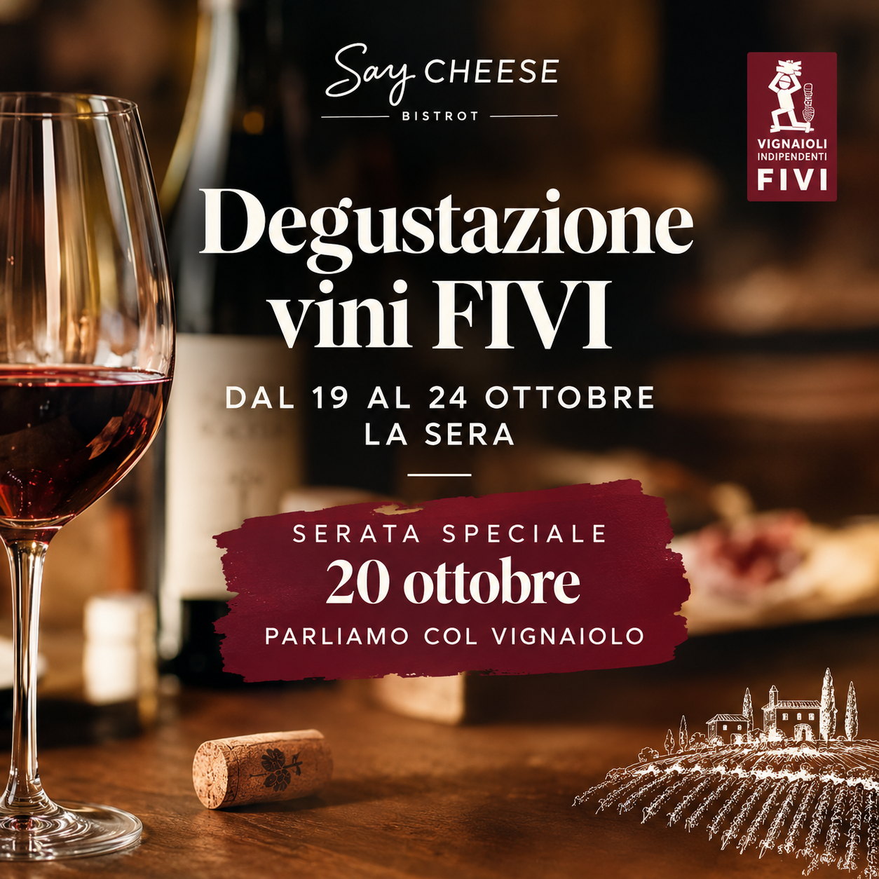 Degustazione vini 🍷 FIVI e incontro col vignaiolo