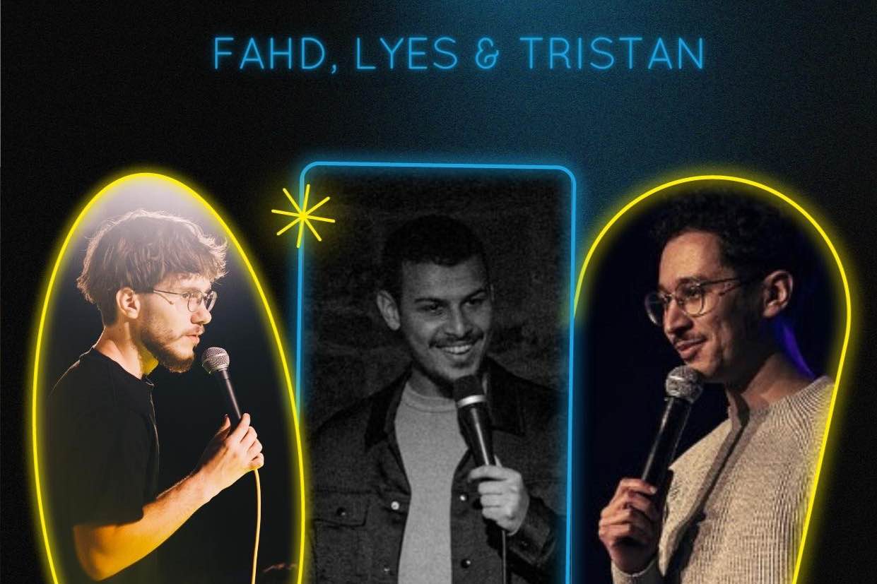 Image de 3 x 20min avec Fahd, Lyes & Tristan par Angers Comedy Club à Les P’tites Folies - Angers