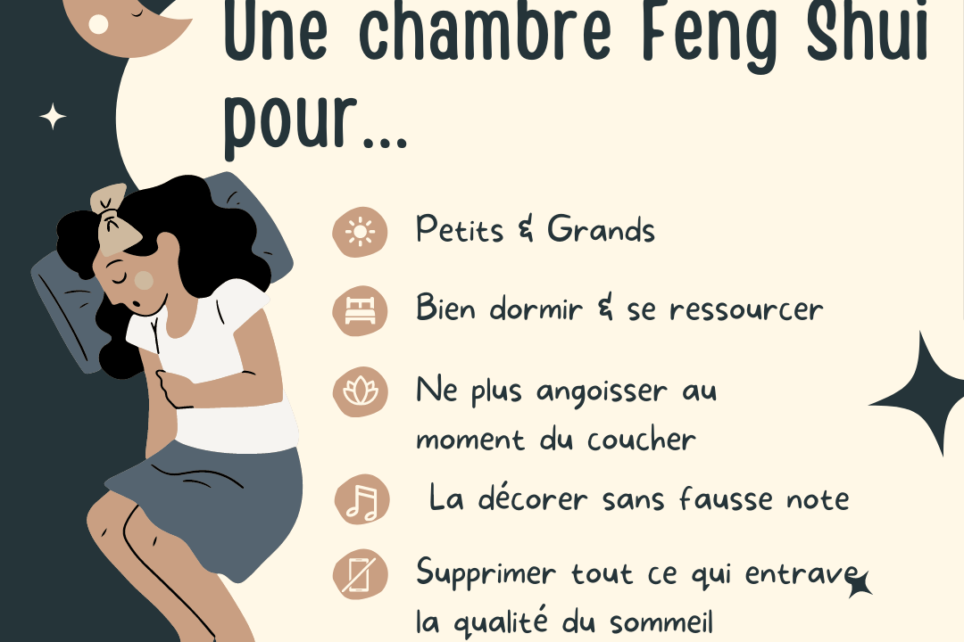 Une chambre Feng Shui pour retrouver sommeil & détente avec Emmanuelle Boisseau