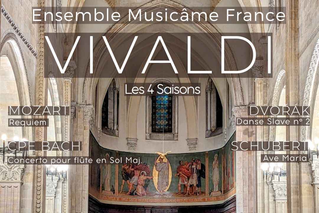 Image de Concert à Montpellier : Les 4 Saisons de Vivaldi, Requiem de Mozart, Ave Maria de Schubert, Dvořák, Bach à Couvent des Dominicains de Montpellier - Montpellier