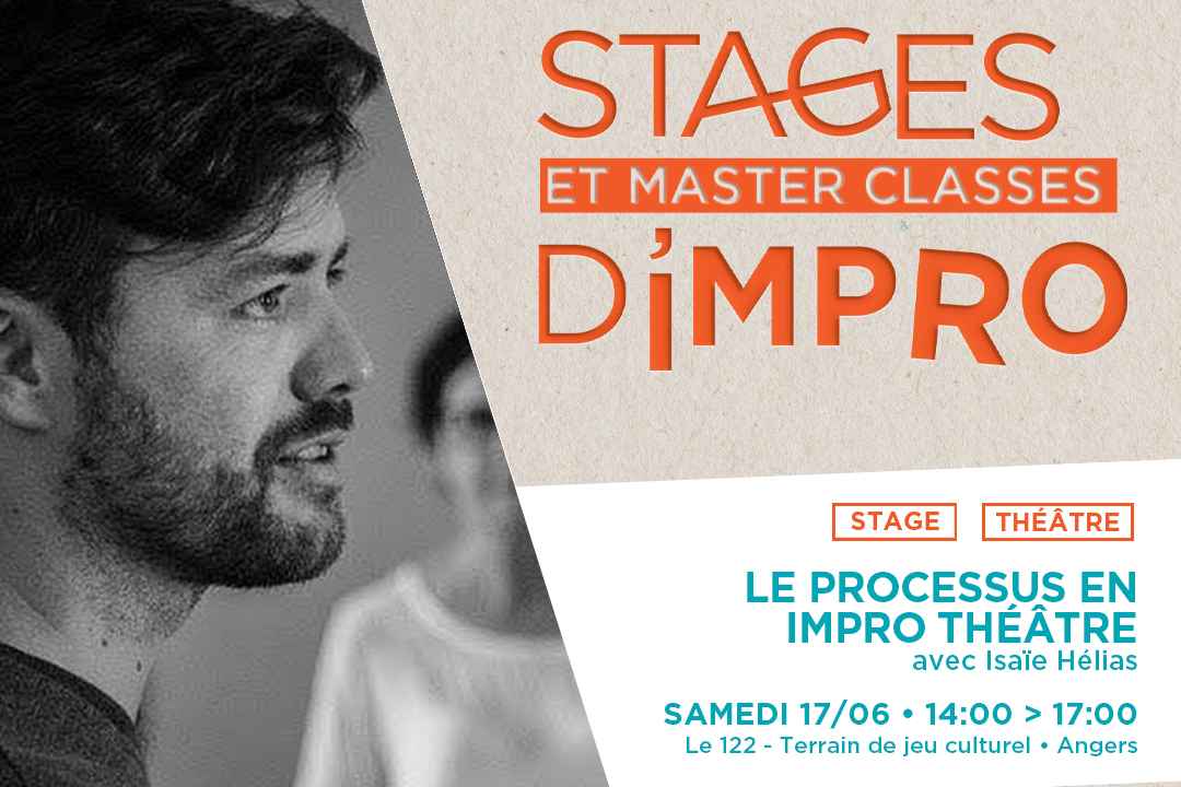 Image de Stage • Le processus en impro théâtre à Le 122 - Angers