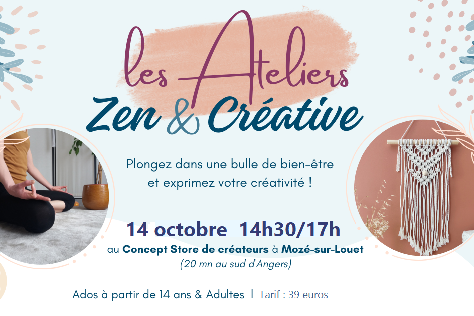 Image de Atelier Zen & Créative - Yoga et Macramé à Mozé sur Louet - Mozé-sur-Louet