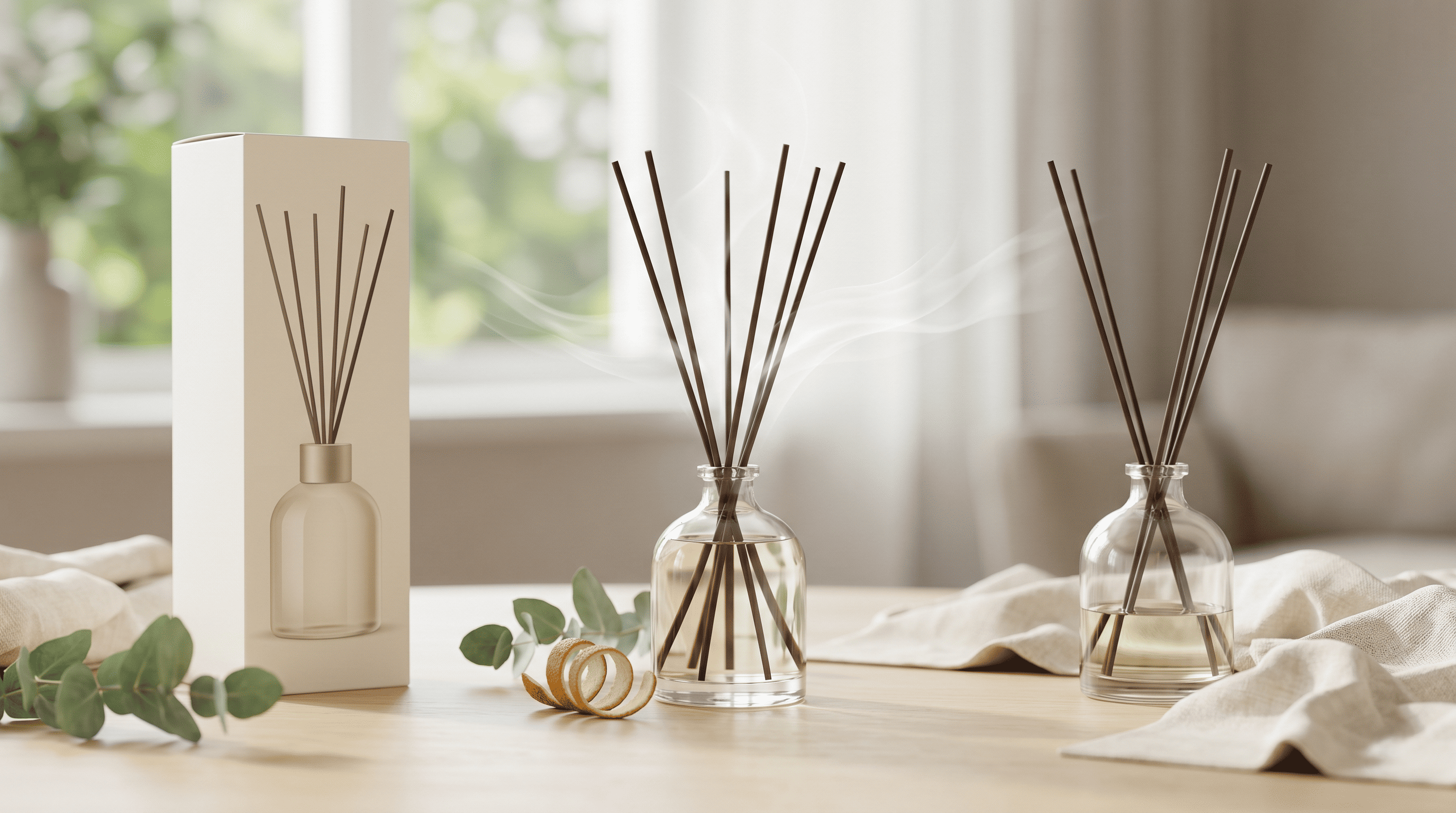 ก้านกระจายน้ำหอม (Reed Diffuser) ฉบับสมบูรณ์ — เลือก · ใช้ · ดูแล · จัดวางให้หอมนานที่สุด