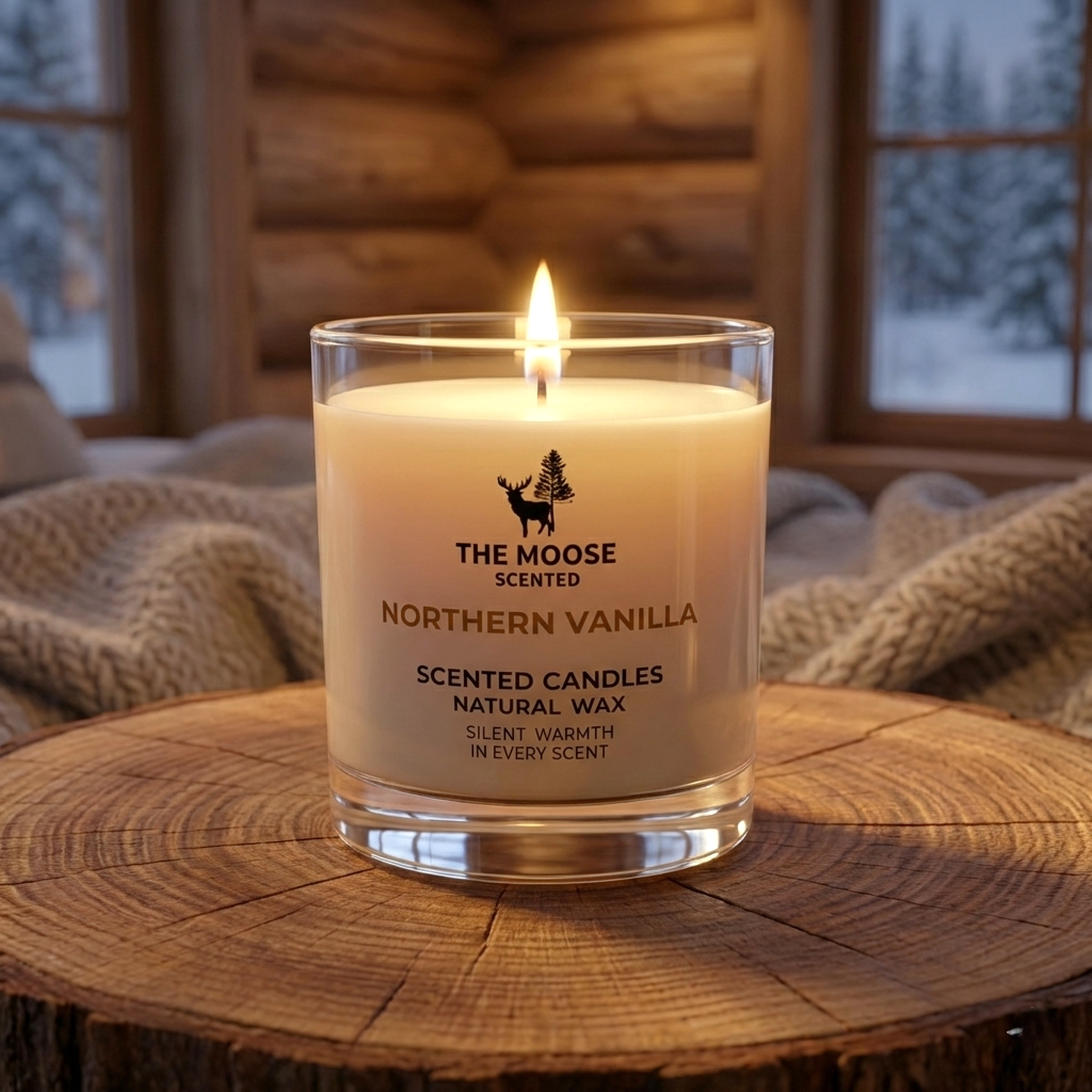 เทียนหอม Northern Vanilla — วานิลลาชั้นสูงแห่งดินแดนเหนือ ที่ไม่เคยหวานเลี่ยน — The Moose Scented