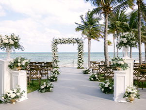 Beach Wedding Florist Playa del Carmen work 3