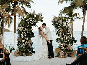 Beach Wedding Florist Playa del Carmen work 1
