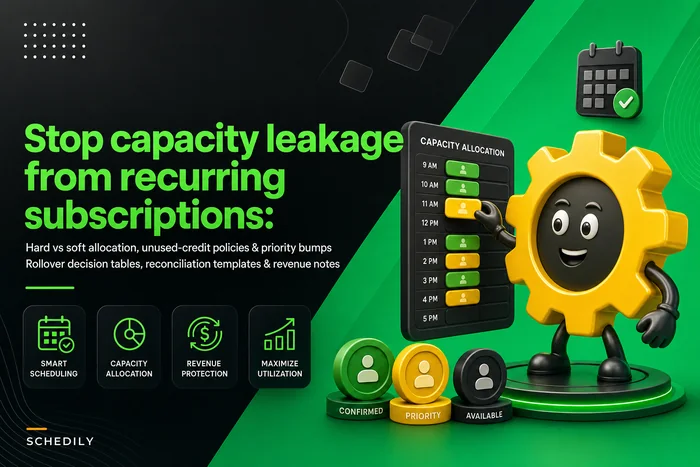 Avoid capacity loss from recurring appointment subscriptions