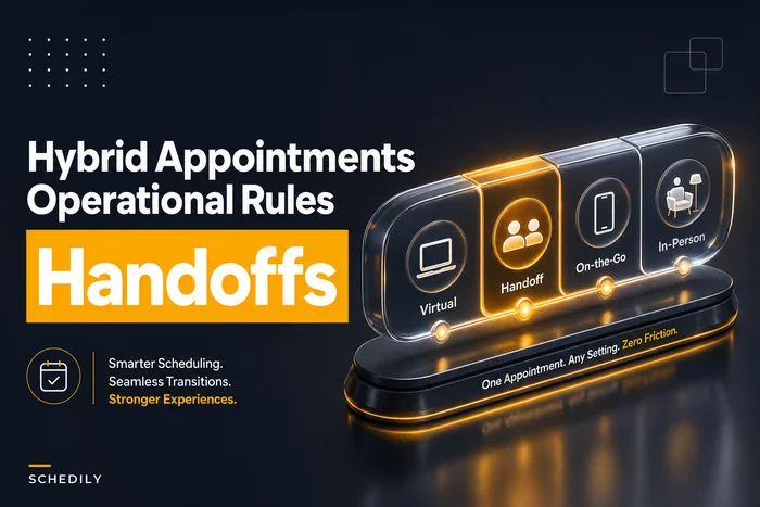 Hybrid appointment operations: buffer rules, equipment checks and cross‑modality SLA mapping
