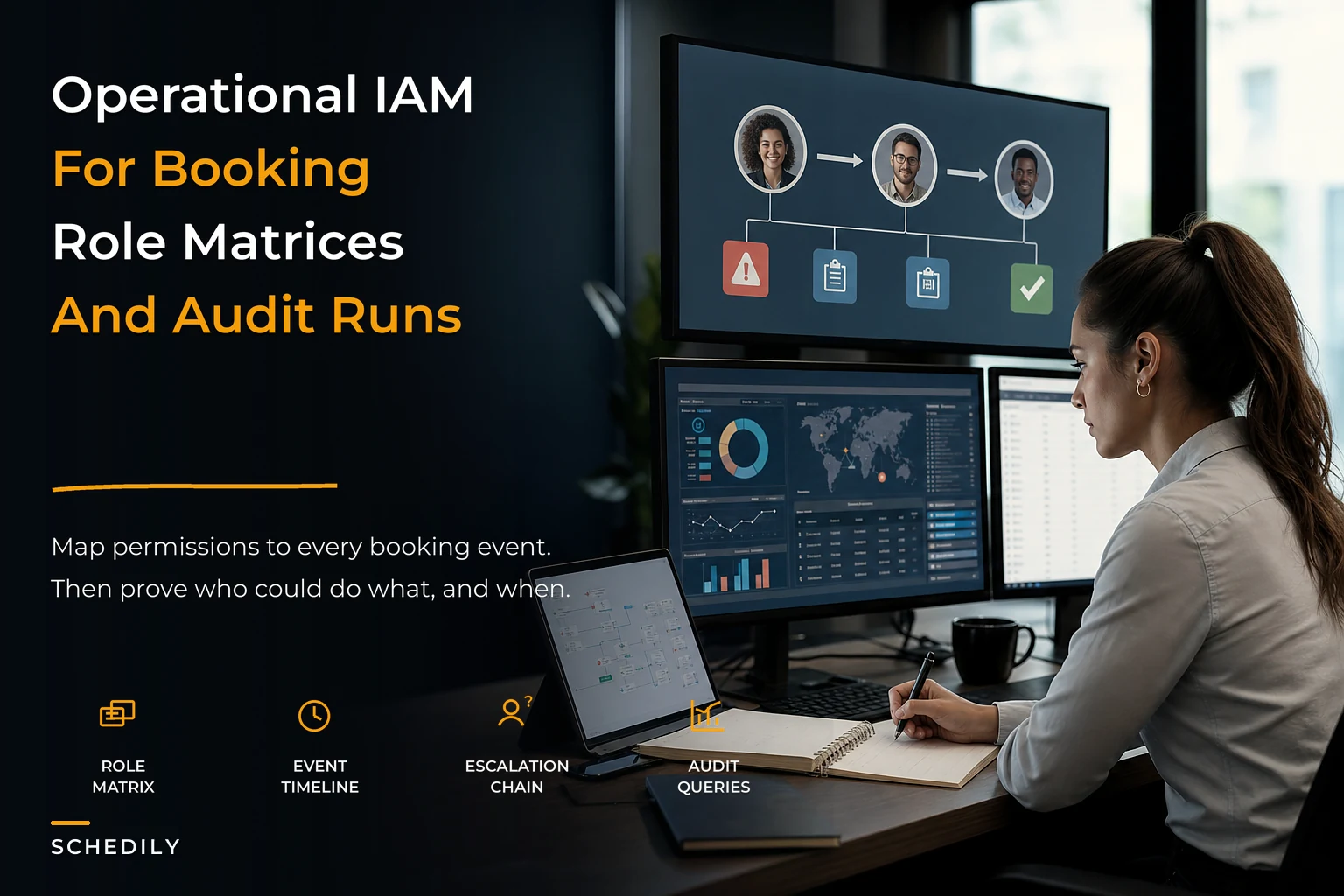 Operational IAM for booking systems: role & permission matrices, audit-report queries and forensic playbooks