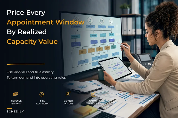 Optimize appointment economics with RevPAH and capacity pricing