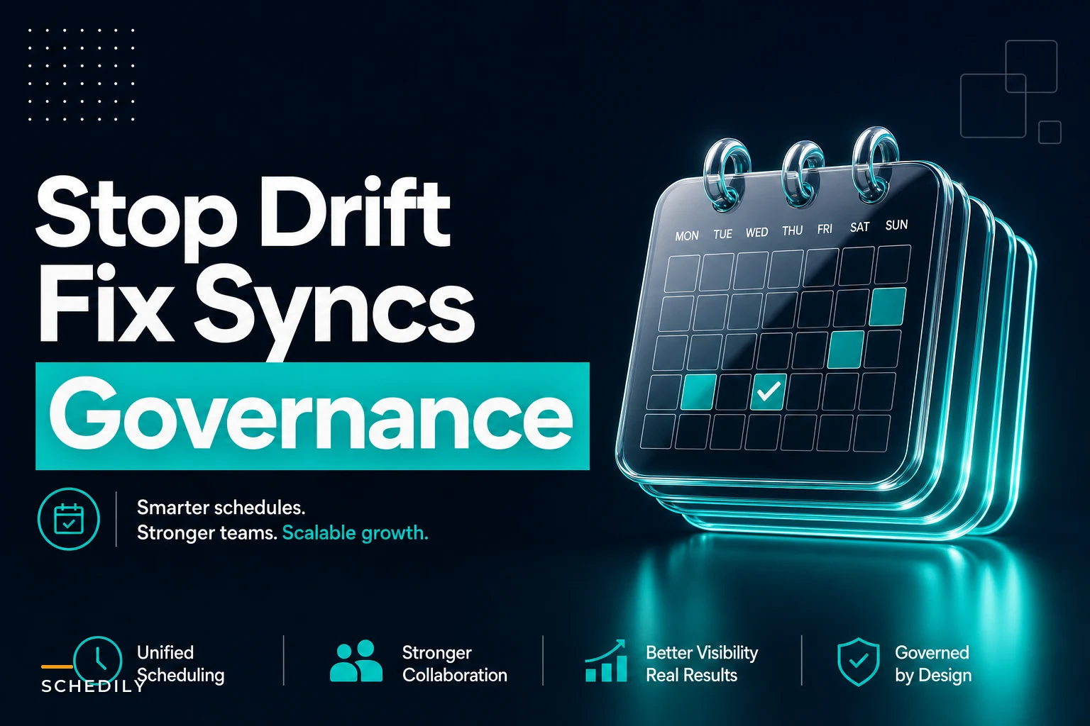Stop schedule drift: conflict-resolution rules and sync governance for calendar integrations