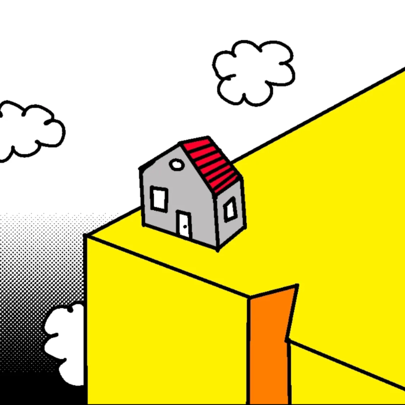 Ansicht von Das einsame Haus am Rande der Welt