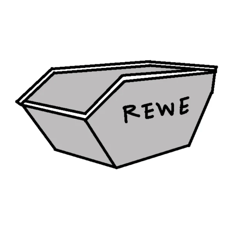 Ansicht von Rewe Container