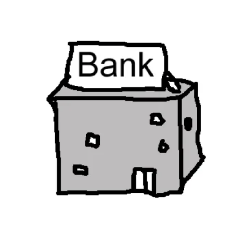 Ansicht von Bank