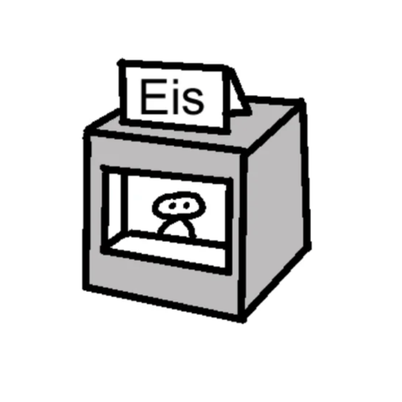 Ansicht von Eisladen