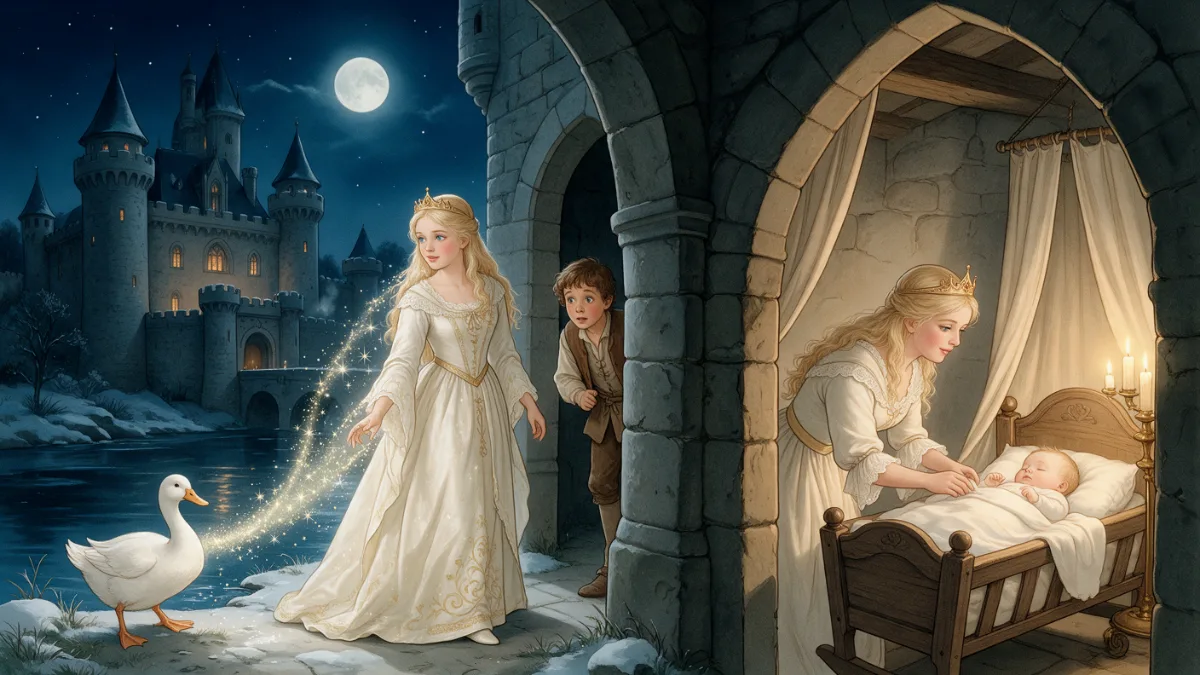 Illustration for “The Three Little Men in the Wood”, page 4