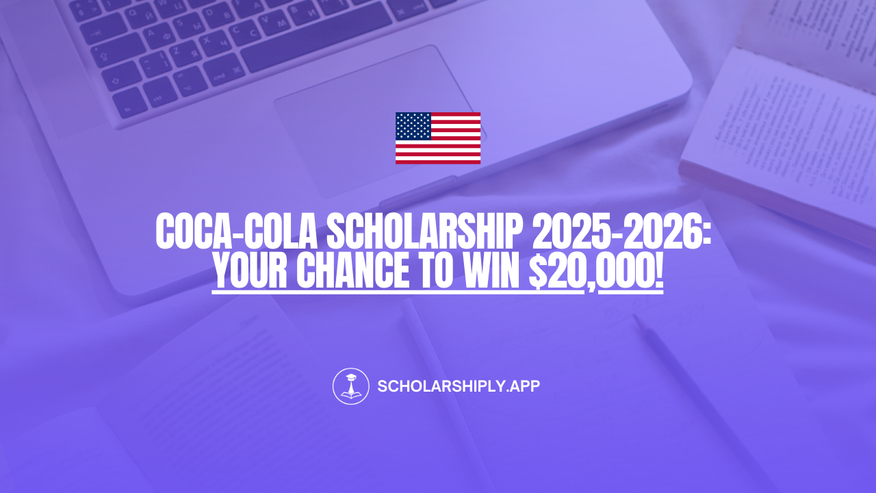 Coca-Cola Scholarship 2025-2026: Your Chance to Win $20,000!