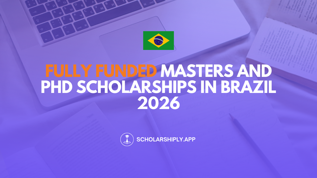 Fully Funded Masters and PhD Scholarships in Brazil 2026