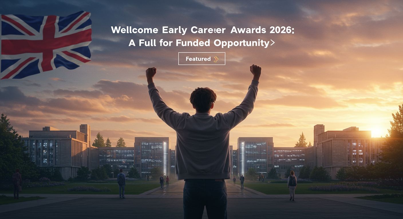 Wellcome Early Career Awards 2026: Launch Your Research Career