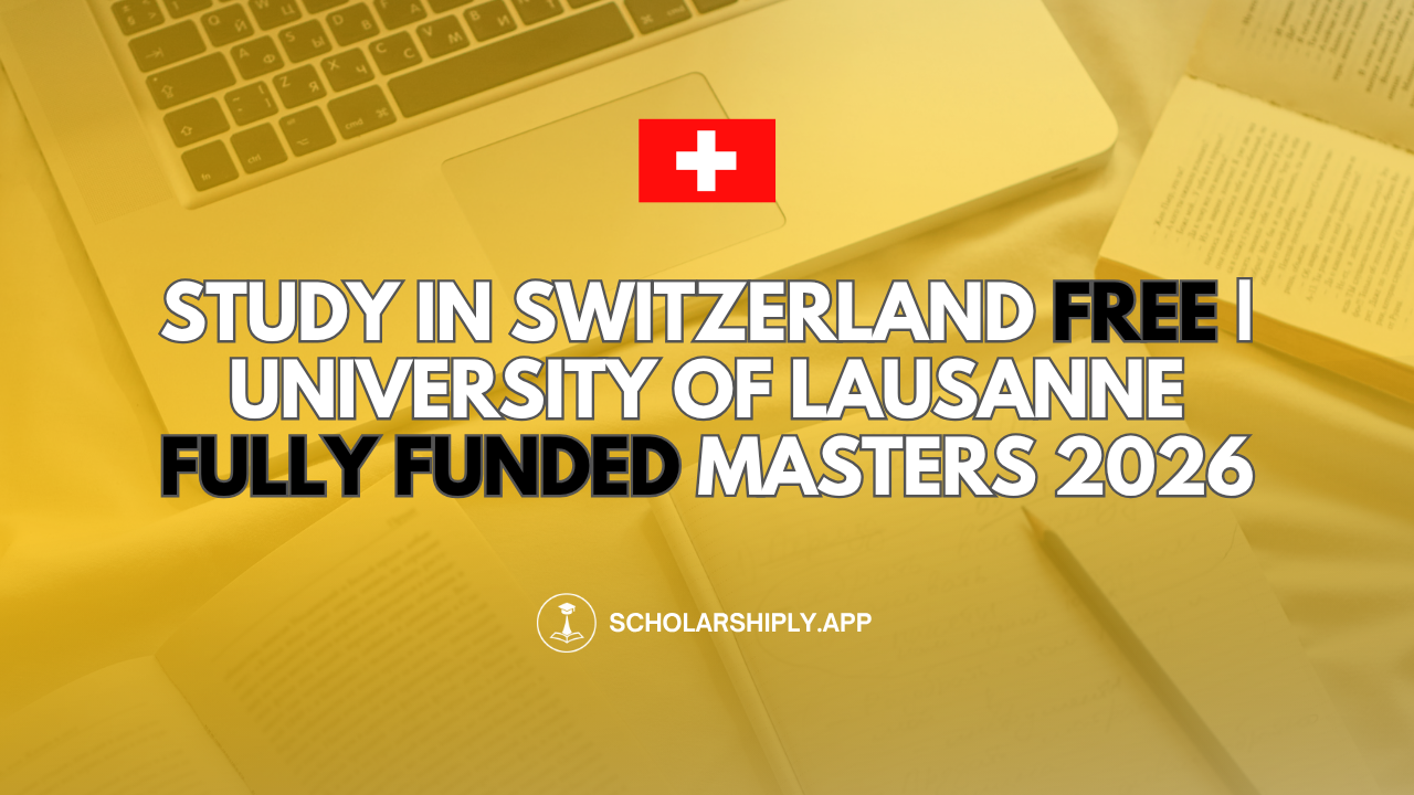 University of Lausanne Masters Scholarship 2026: Your Gateway to European Education