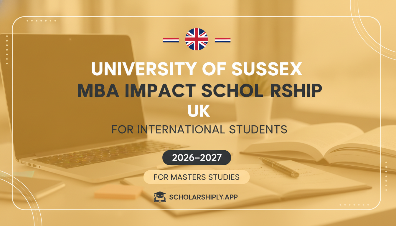 Unlock Your Future: University of Sussex MBA Impact Scholarship 2026-27 in UK