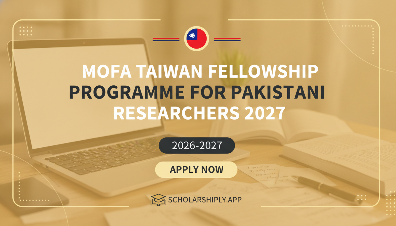 MOFA Taiwan Fellowship Programme 2027: A Gateway for Pakistani Researchers to Taiwan