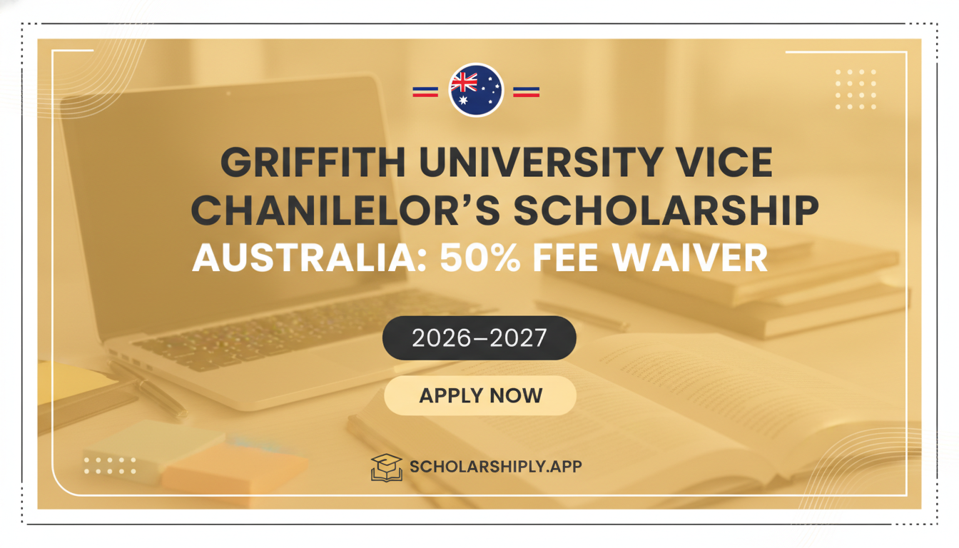 Griffith University Vice Chancellor’s International Scholarship 2026–2027 in Australia