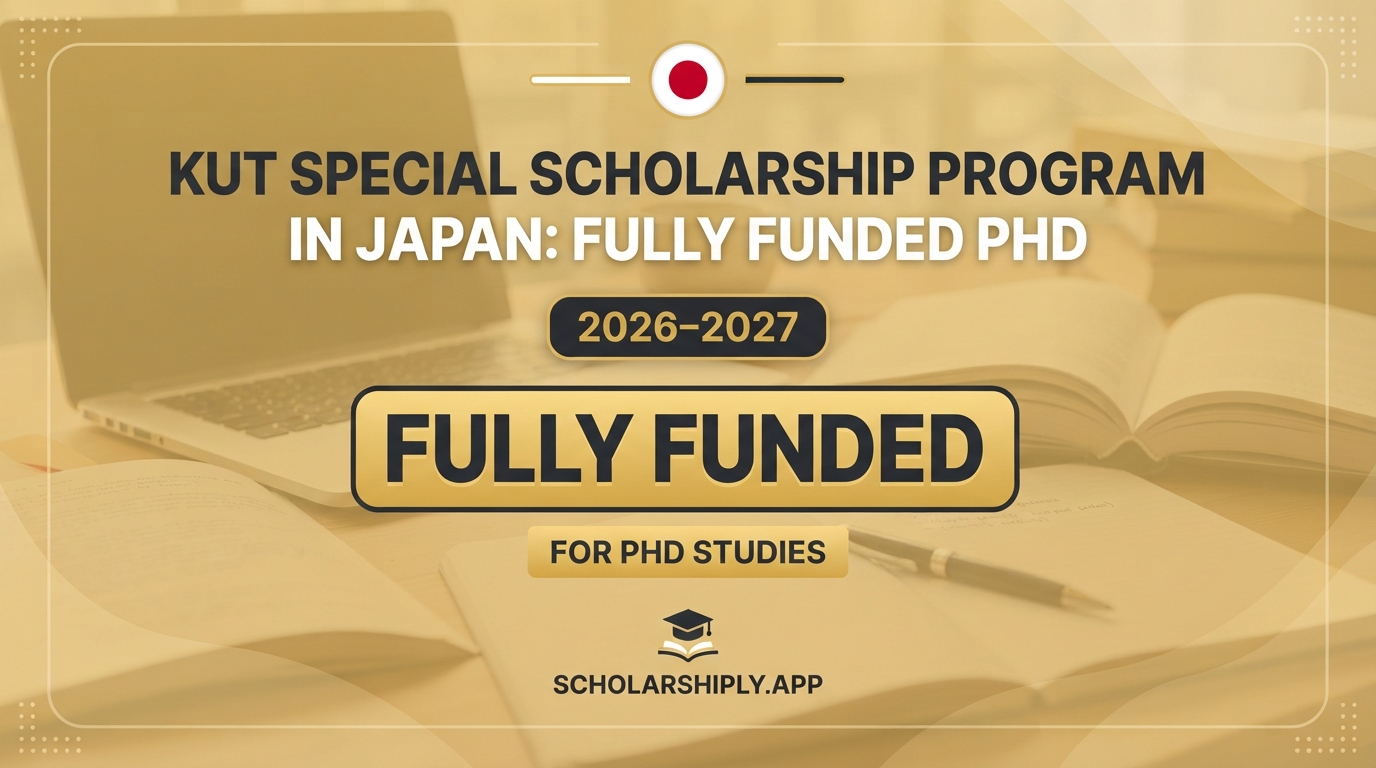 KUT Special Scholarship Program in Japan: Fully Funded PhD