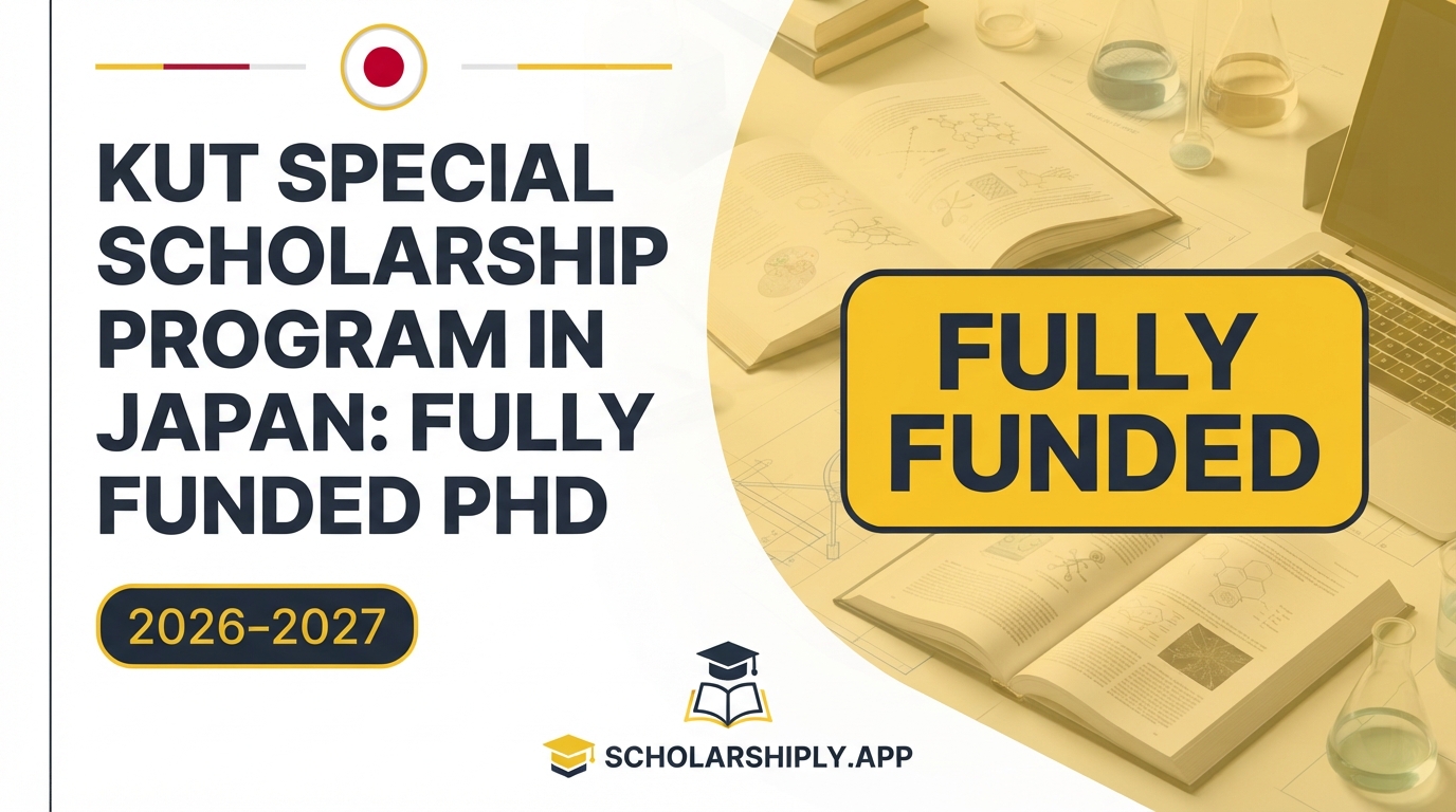 KUT Special Scholarship Program in Japan: Fully Funded PhD