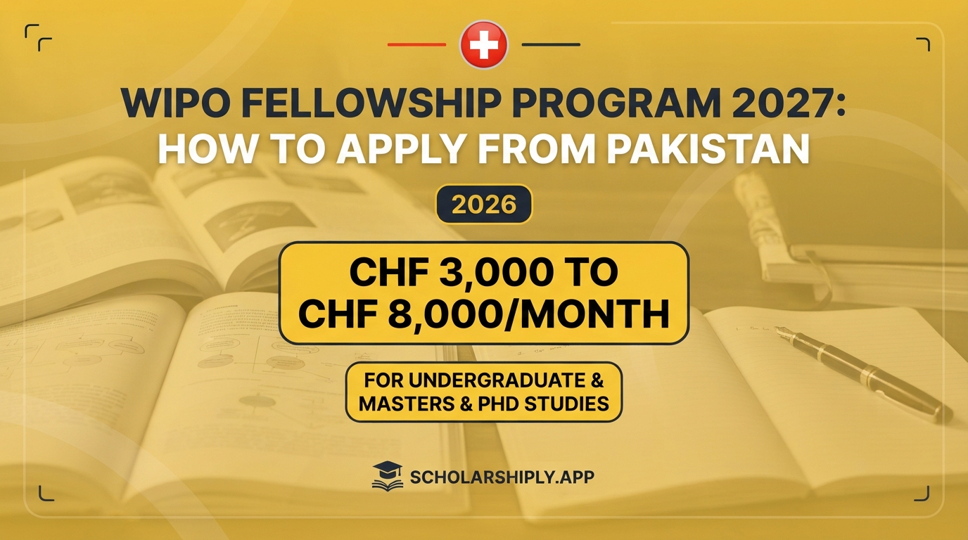 WIPO Fellowship Program 2027: How to Apply from Pakistan