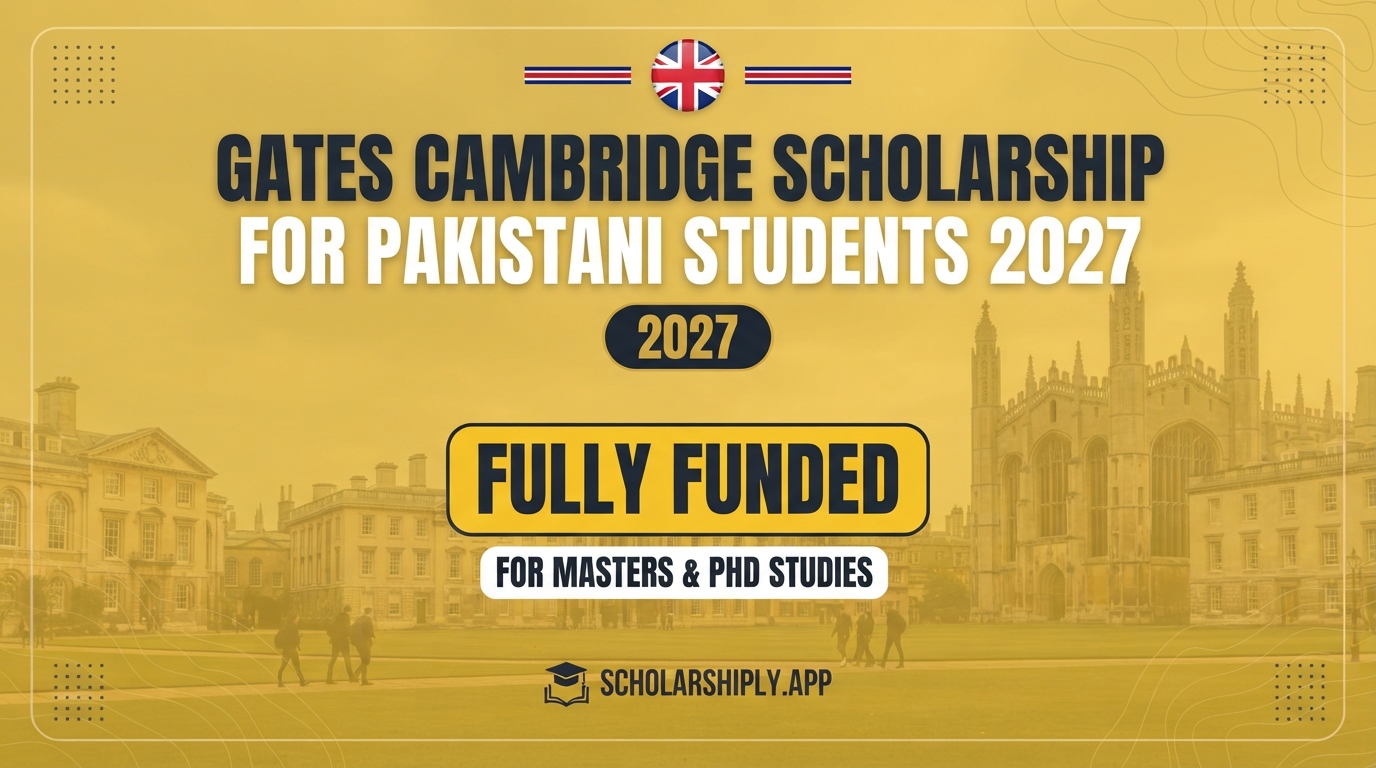Gates Cambridge Scholarship for Pakistani students 2027: Fully Funded